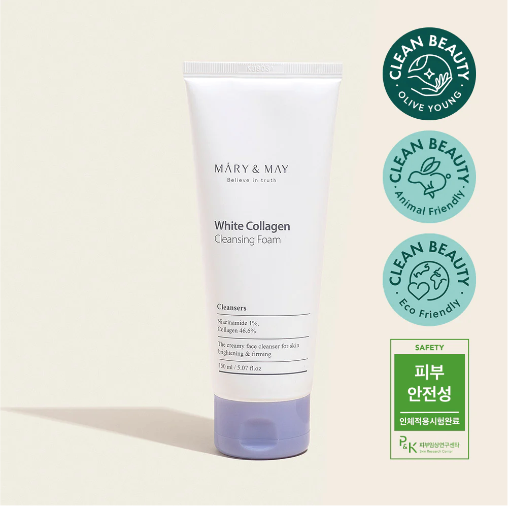 White Collagen Cleansing Foam