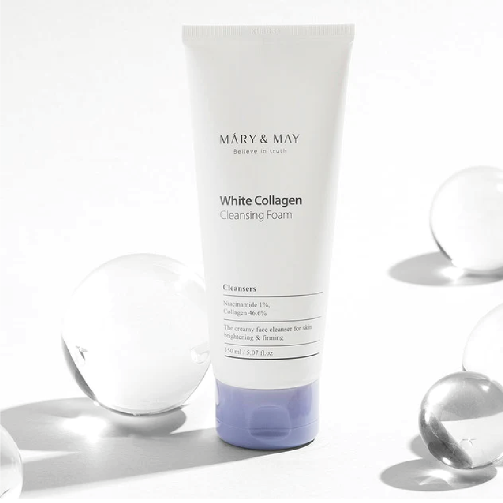White Collagen Cleansing Foam