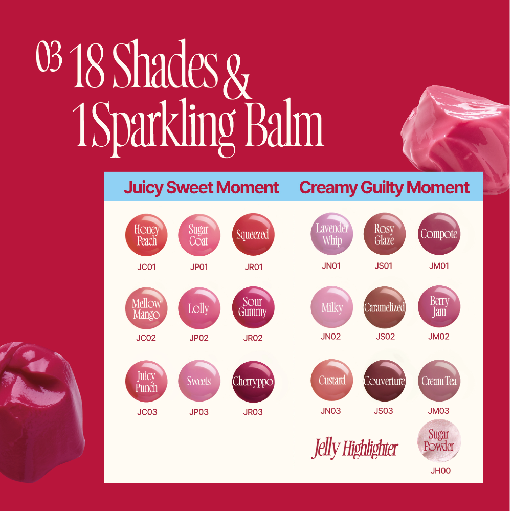 Tinta Labial Jelly Pot Keyring Set