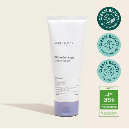 White Collagen Cleansing Foam