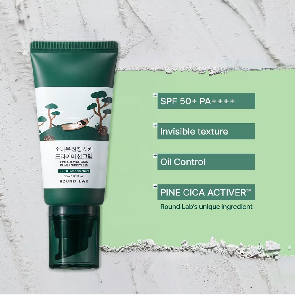 Pine Calming Cica sunscreen