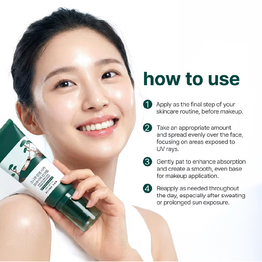 Pine Calming Cica sunscreen