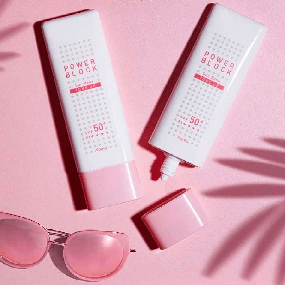 Power Block Tone Up Sun Base SPF50+ PA++++ – BE NATURAE